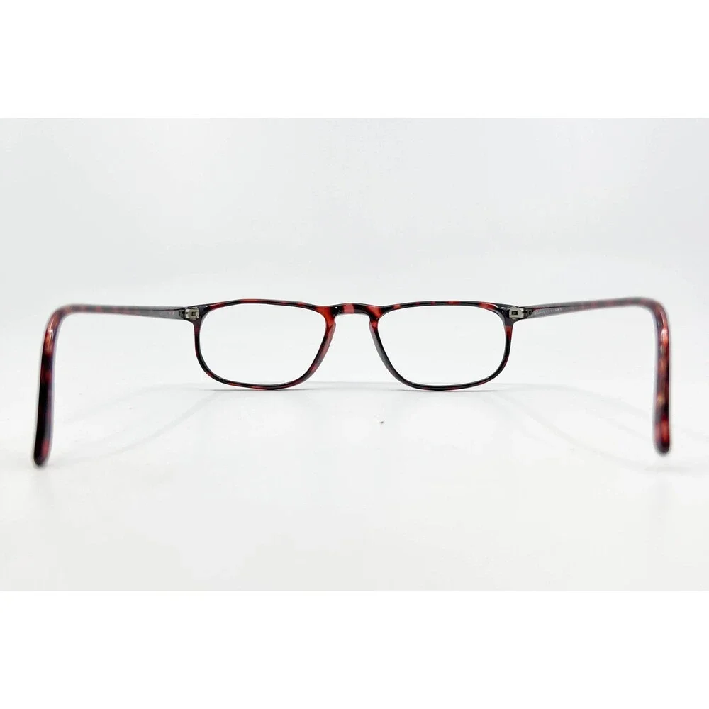 Wilshire Designs Eyeglass Frames Mens Red Tortoise Full Rim Square 45mm